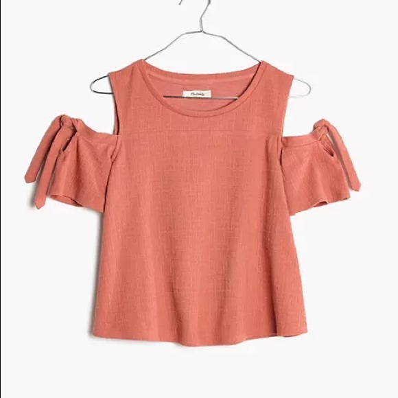 Madewell cold shoulder top - Picture 2 of 6